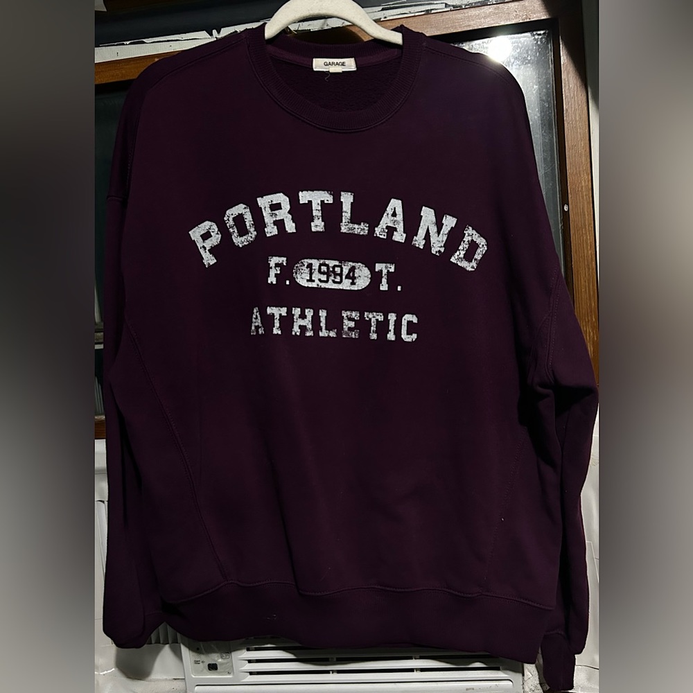 Purple Garage Sweater